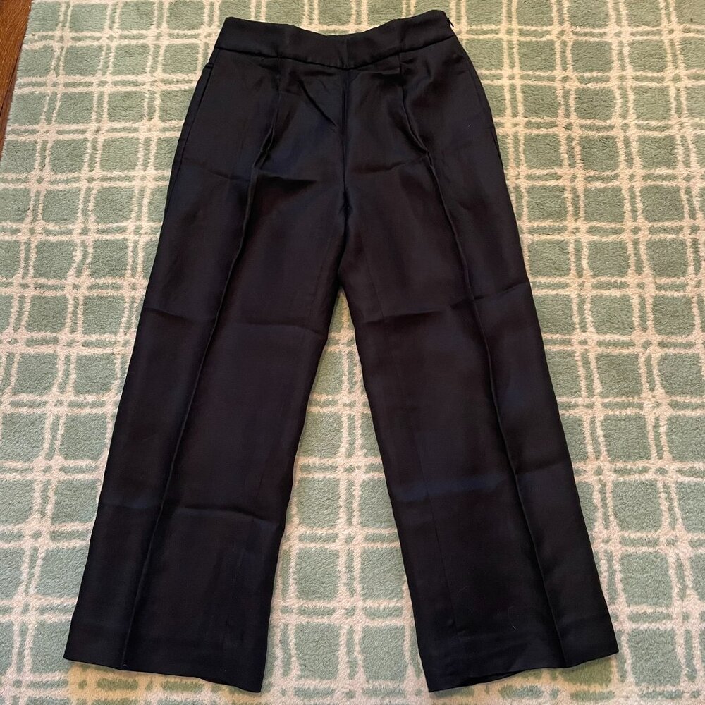 J.Crew side zip linen crop pant: 4